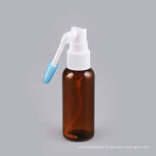 30ml plastic throat spray bottle hdpe bottle white color spray bottle for medical